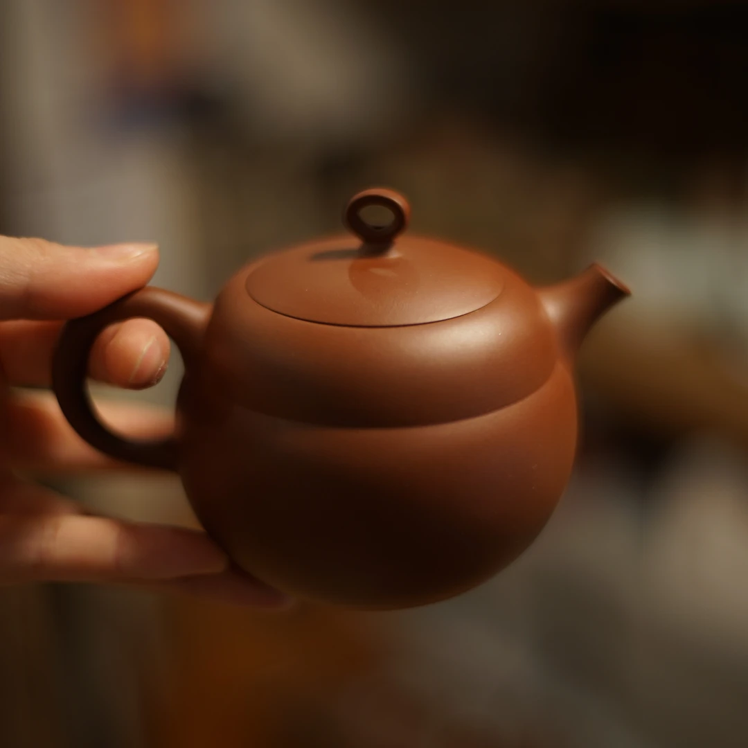 葫芦紫泥 半手紫砂 作者李骐佑 180ml