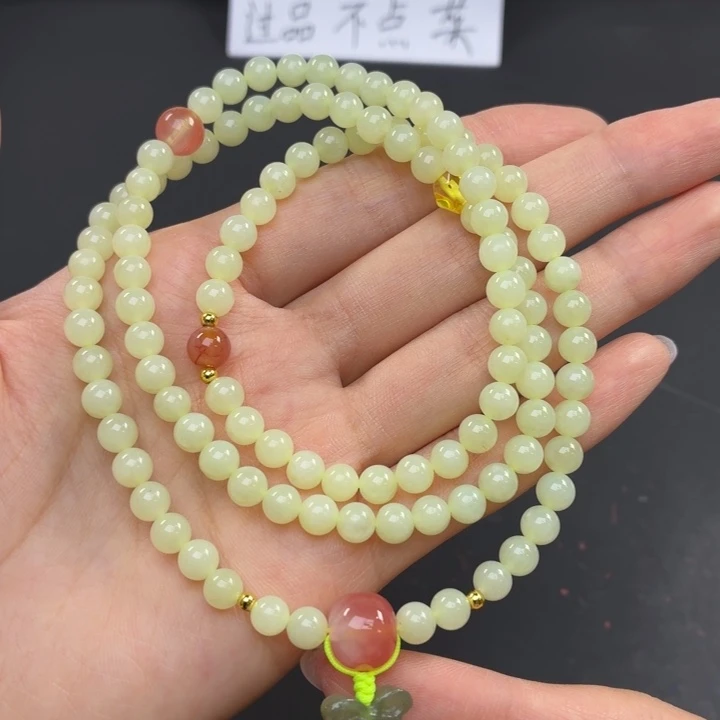 和田玉（黄玉）未镶嵌项链