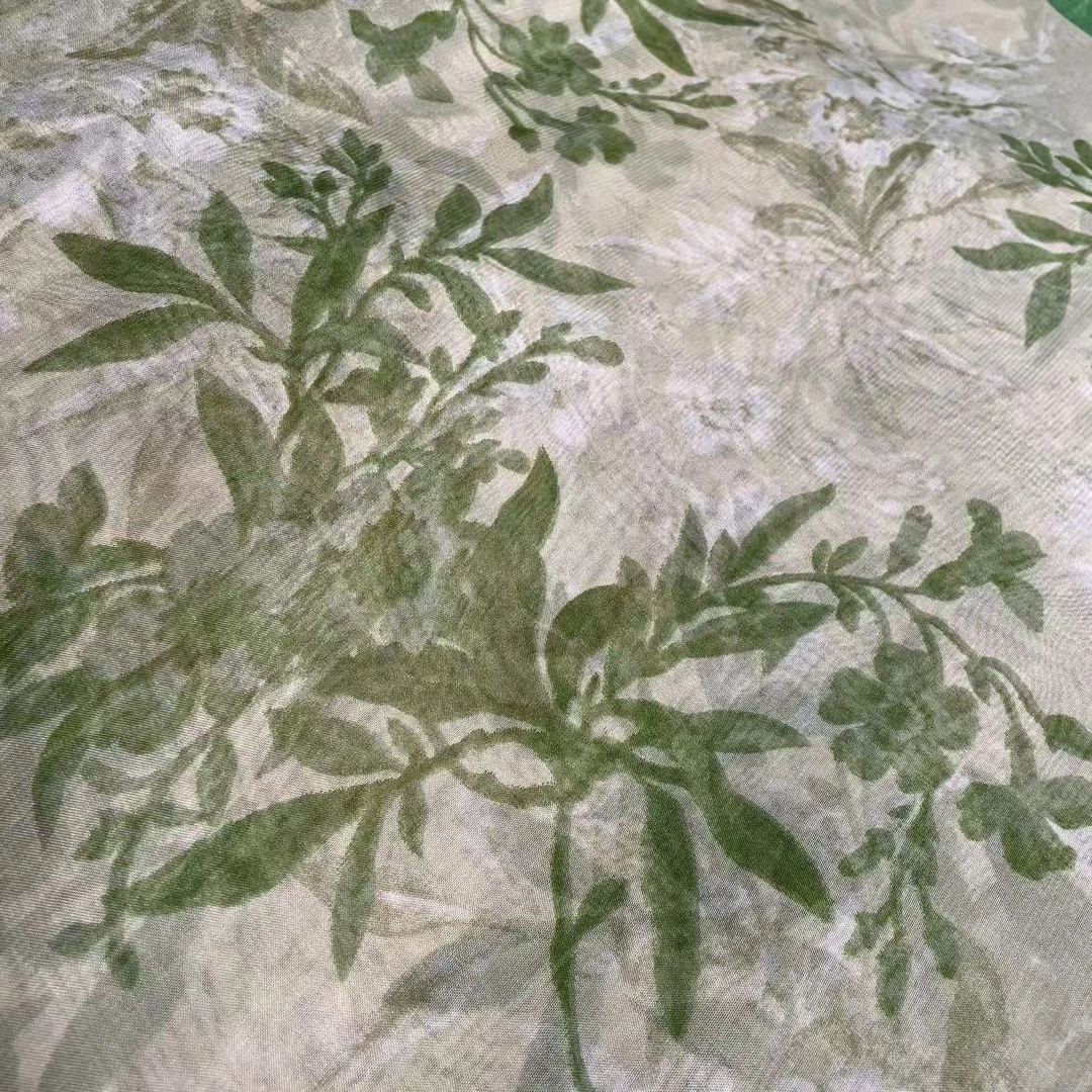 绿子草优柔纱丝巾