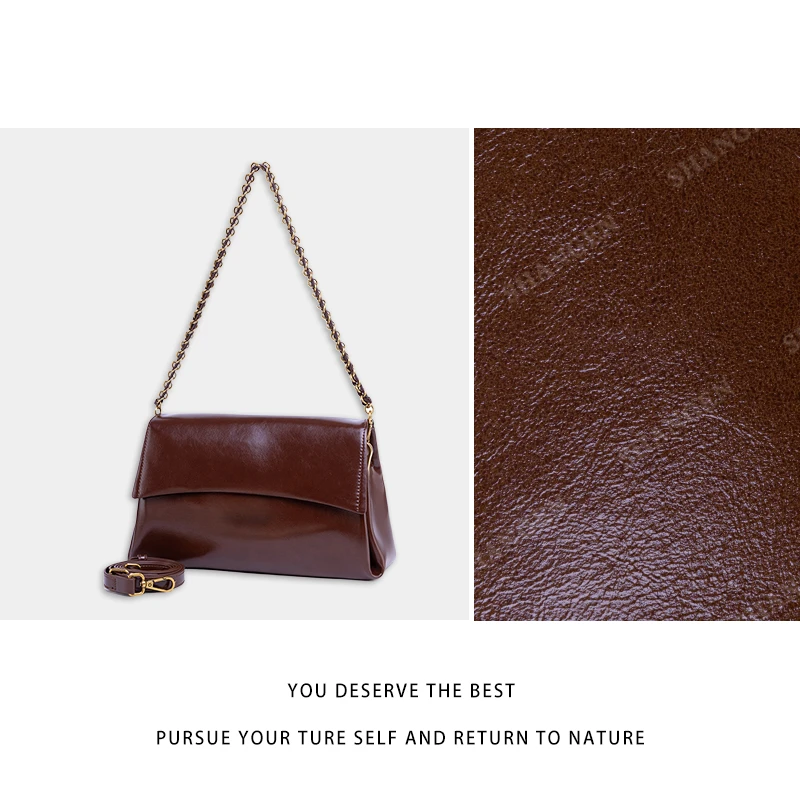 【尚恩CC】QYX-98059-摩卡棕-轻奢时尚百搭新款女包