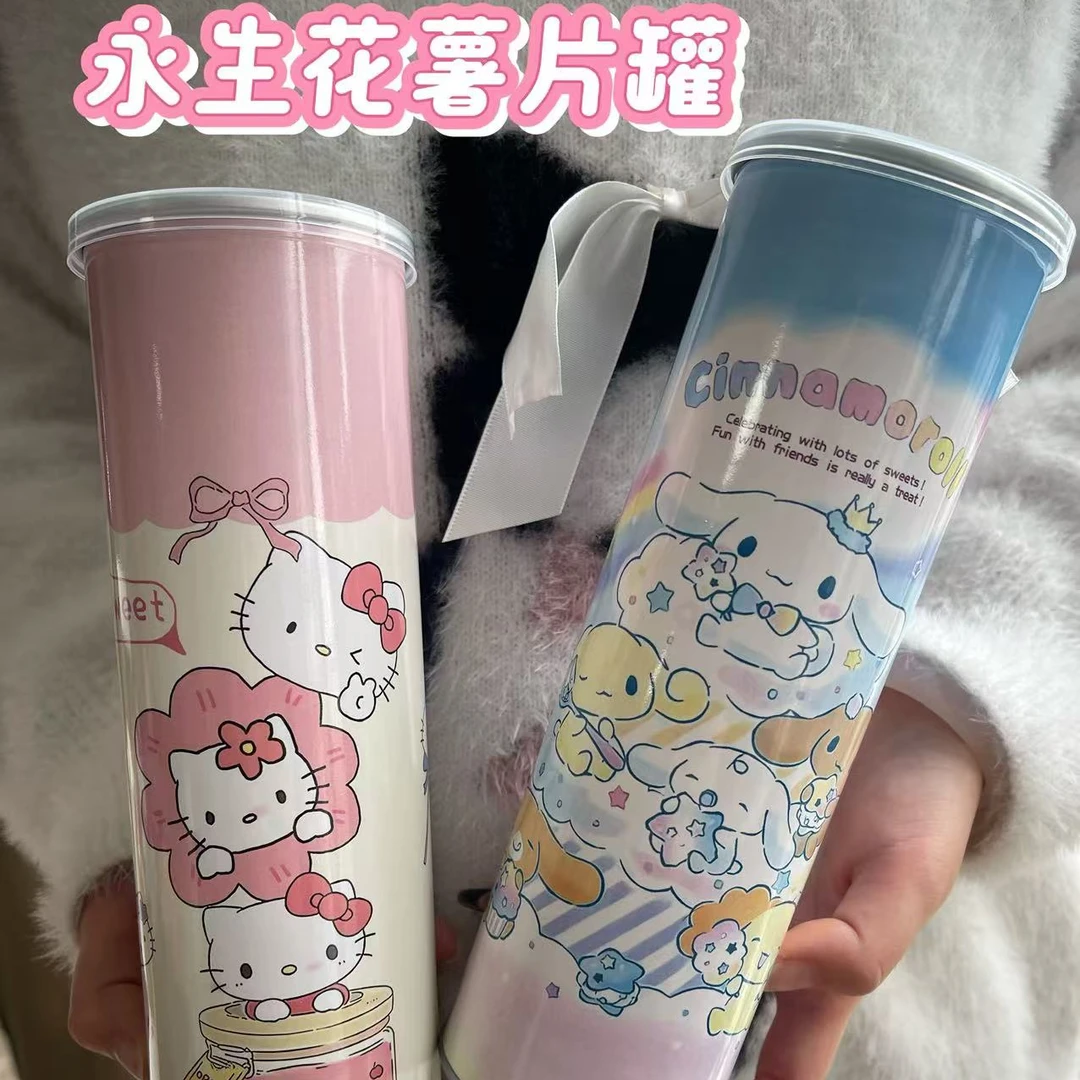 女神节妇女节kt猫薯片罐永生花送闺蜜生日女友情侣礼物