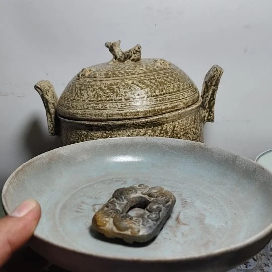 真***木汝窑瓷器，完整器一个