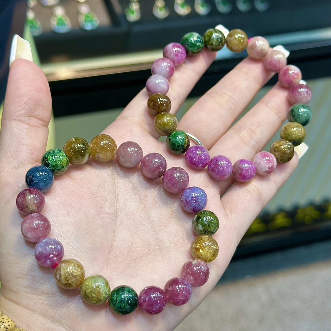 【DL】碧玺手串-约10mm（多样性发其一）