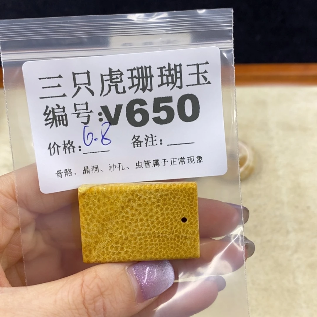 硅化珊瑚（珊瑚玉）未镶嵌1向****?