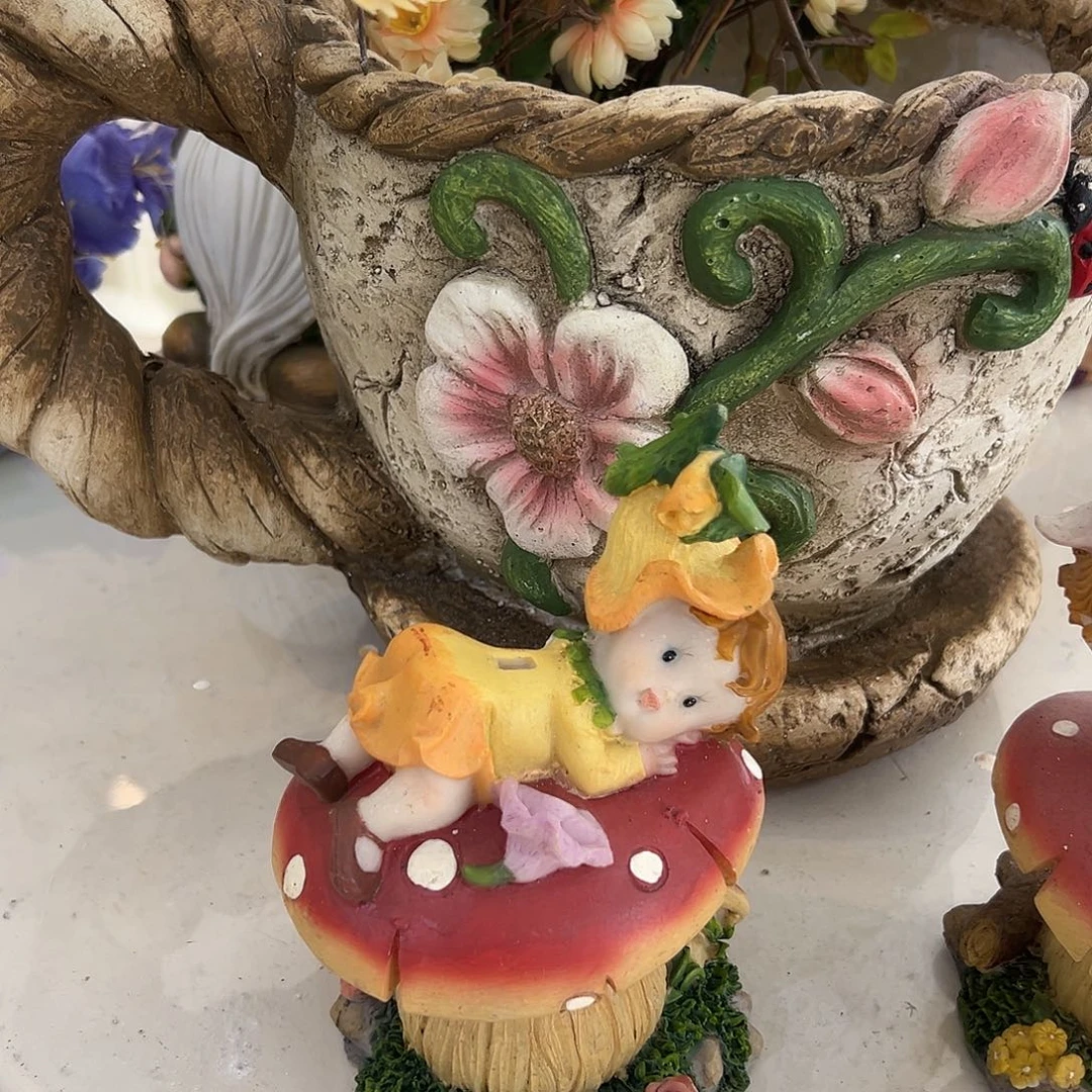 花园摆件红红火火