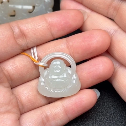 和田玉挂件未镶嵌泰****9