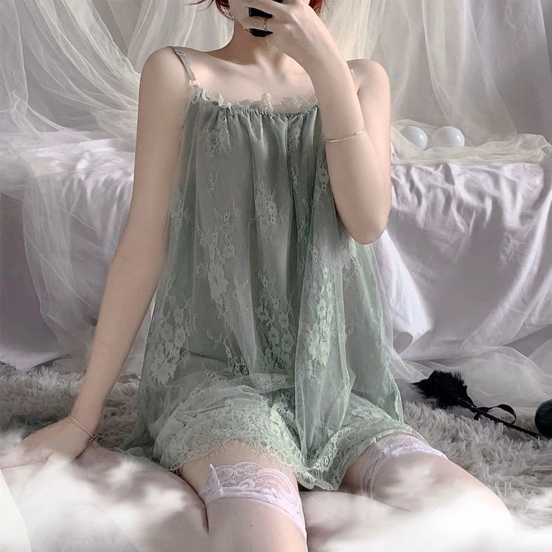 美诗兰大码老公性感诱惑蕾丝吊带睡衣夏季内套装睡裙性感睡衣夏款