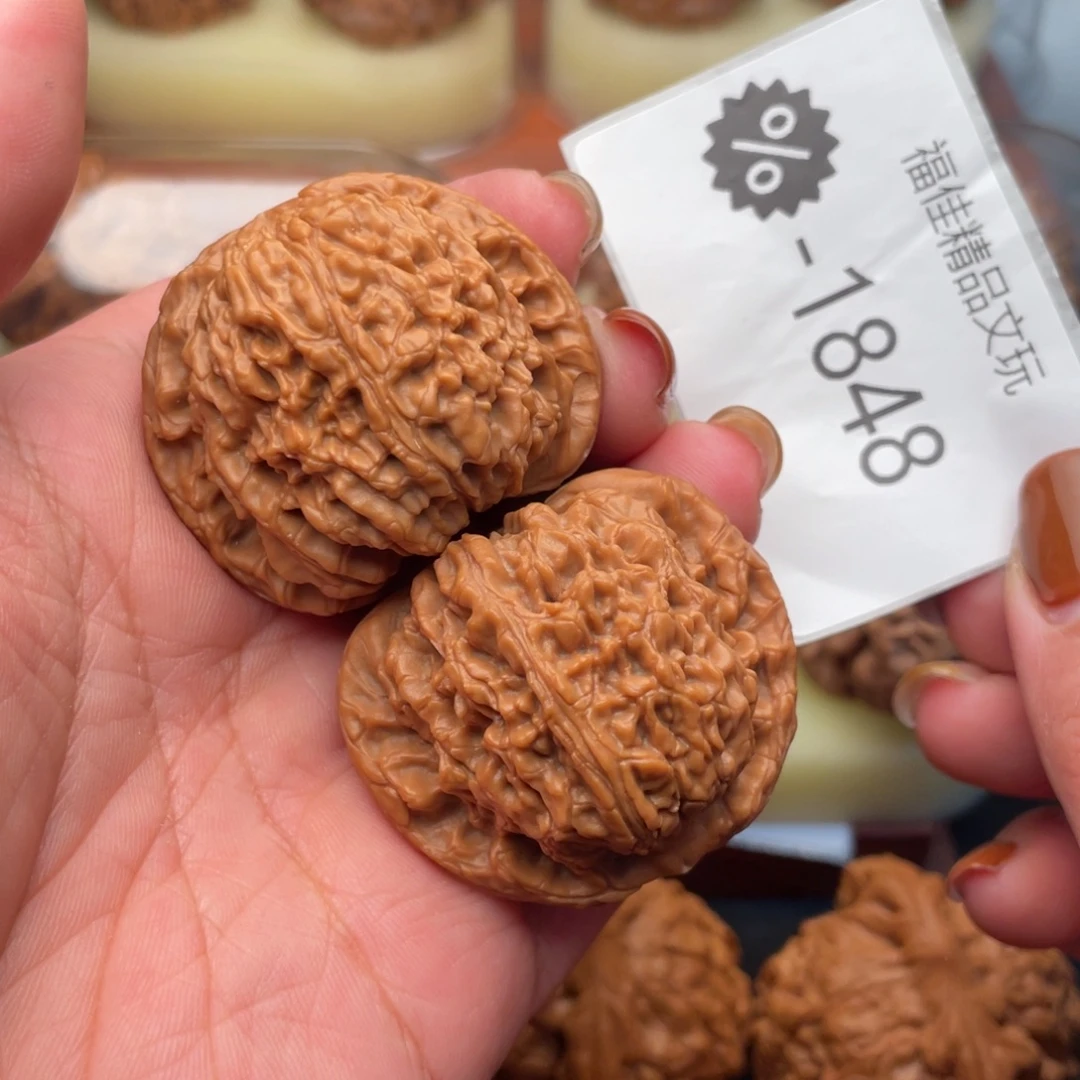 把件文玩核桃43头货南疆石