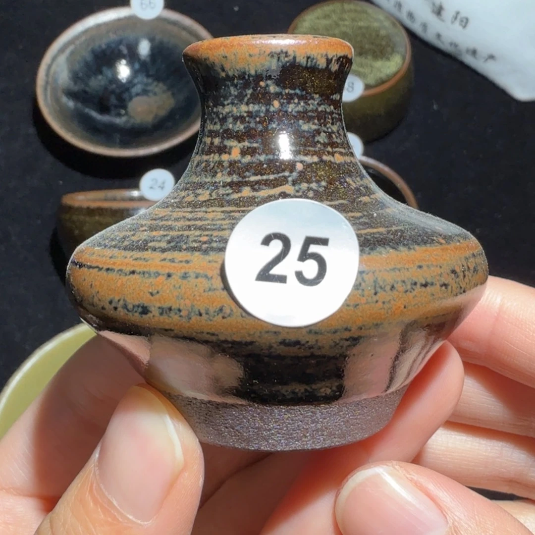 茶盏手工小花瓶25
