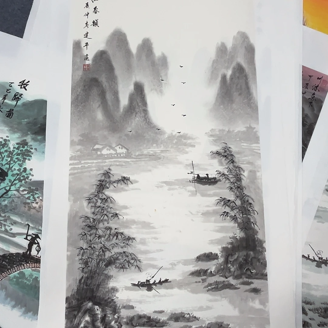 国画XD精品国画作品单幅任发