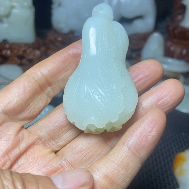 和田玉（糖玉）未镶嵌车挂