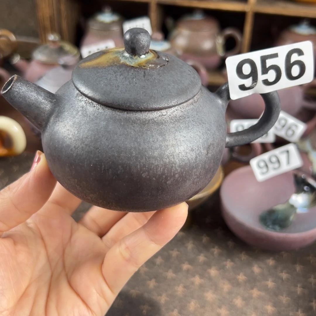 杯柴烧茶器主人壶微瑕