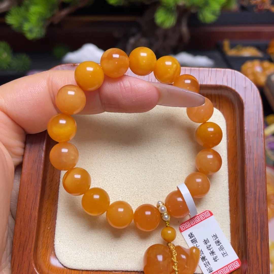蜜蜡手链未镶嵌手串