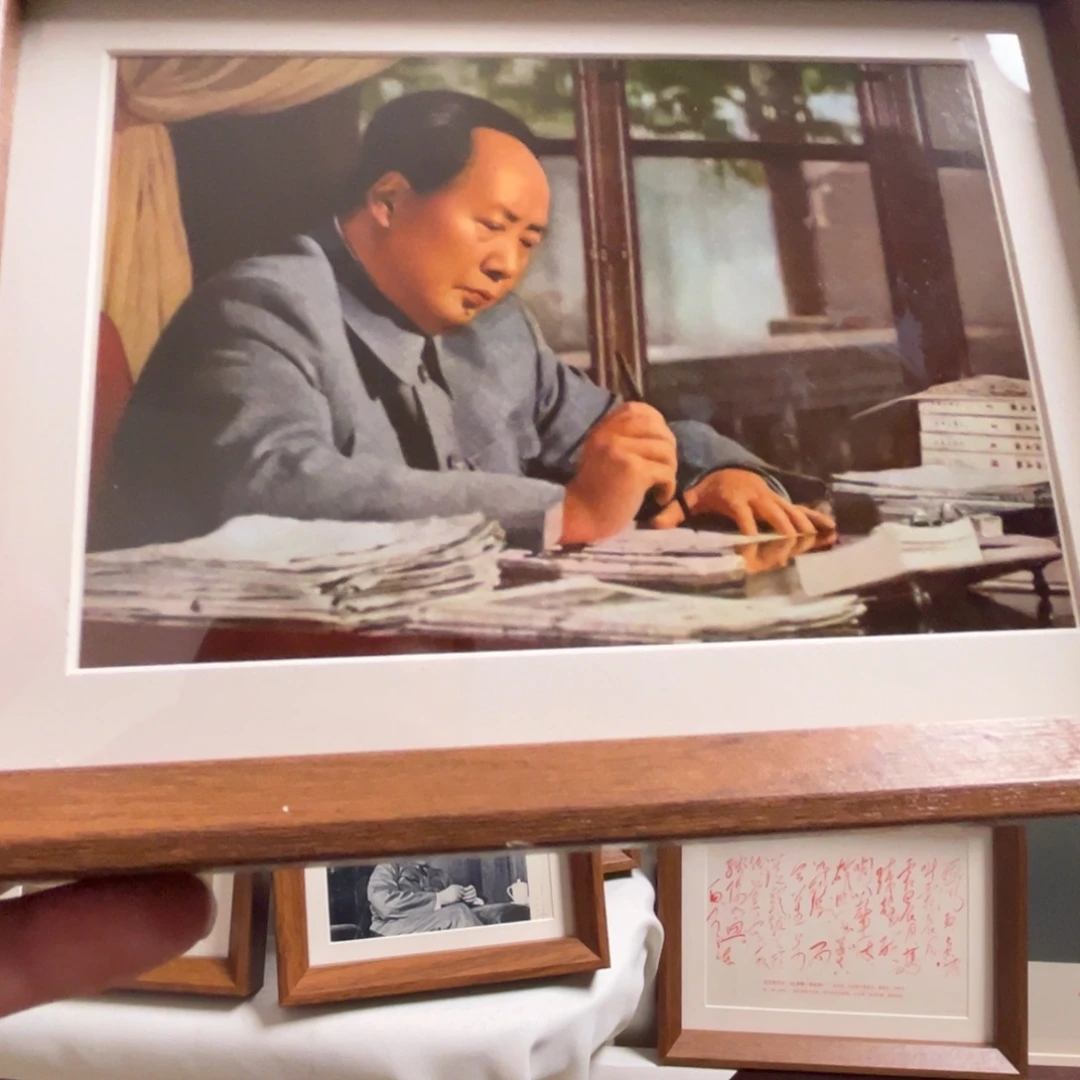 有机玻璃毛主席像画像