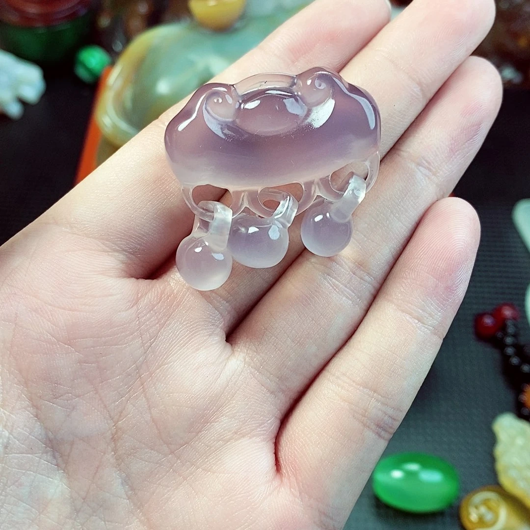 小***虫玛瑙/玉髓未镶嵌玛瑙