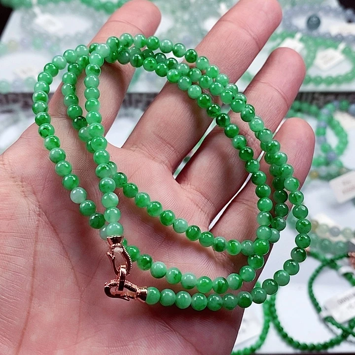 翡翠手链未镶嵌卡4.5