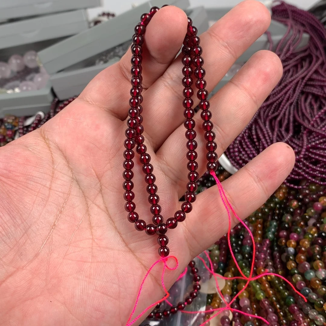 石榴石手链未镶嵌55石榴石