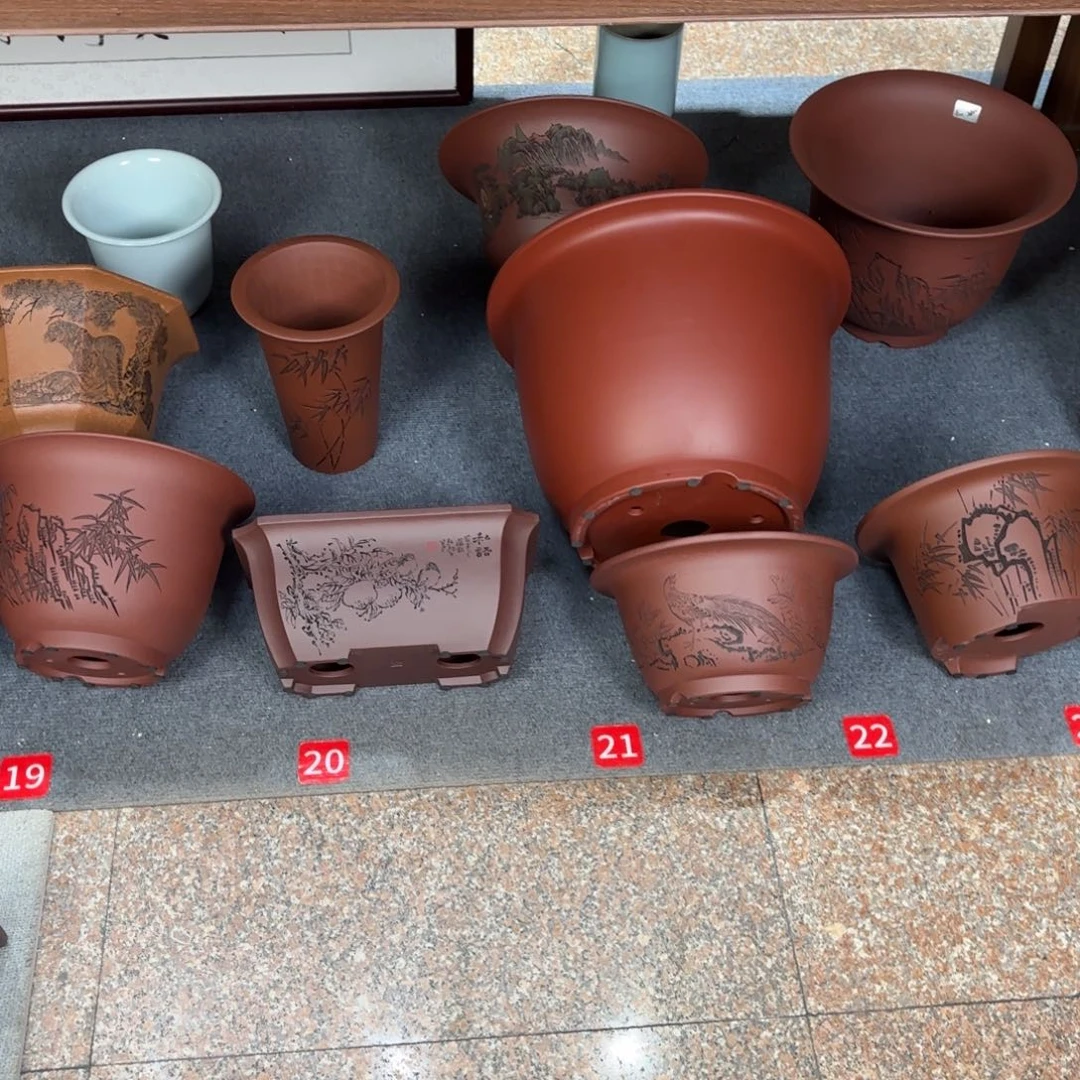 向***行正宗高温手工花盆