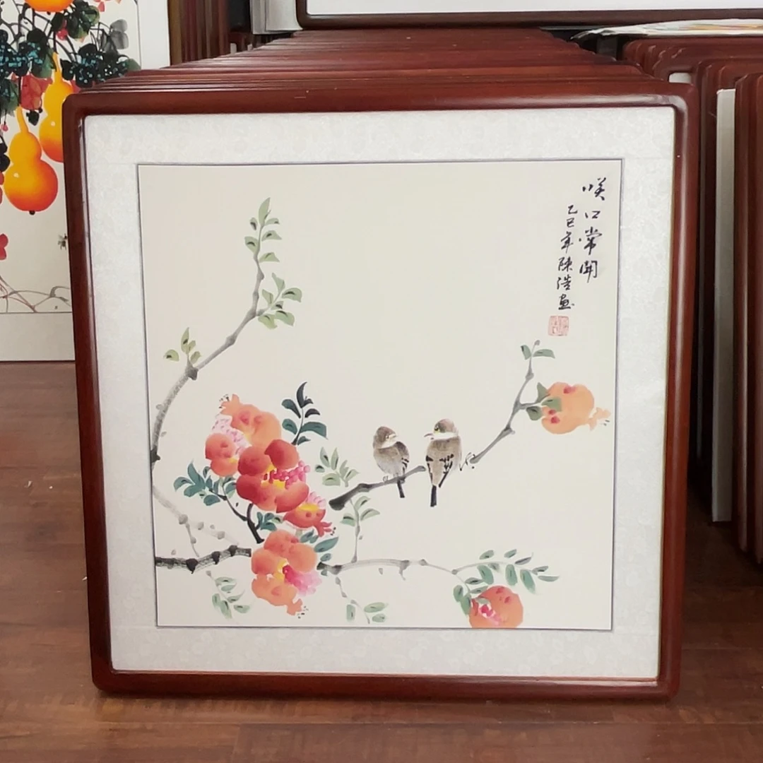 国画带框尺寸63*63厘米