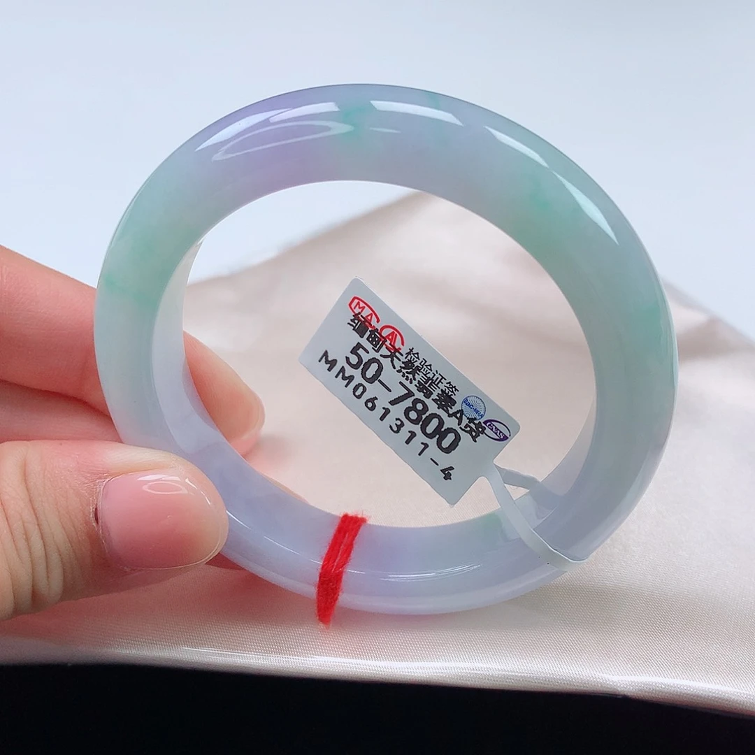 翡翠手镯未镶嵌50正圈