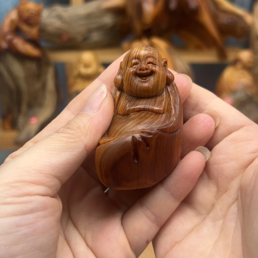 柏木崖柏木摆件手把件，