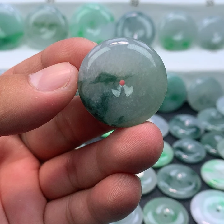 颈饰未镶嵌翡翠缅甸天然A货翡翠30.6-6.9