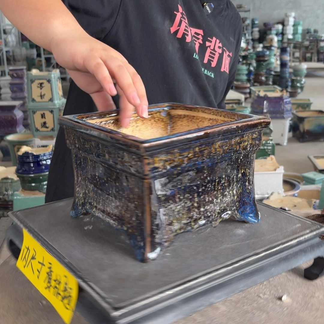 。一风堂石湾花盆 内16*10