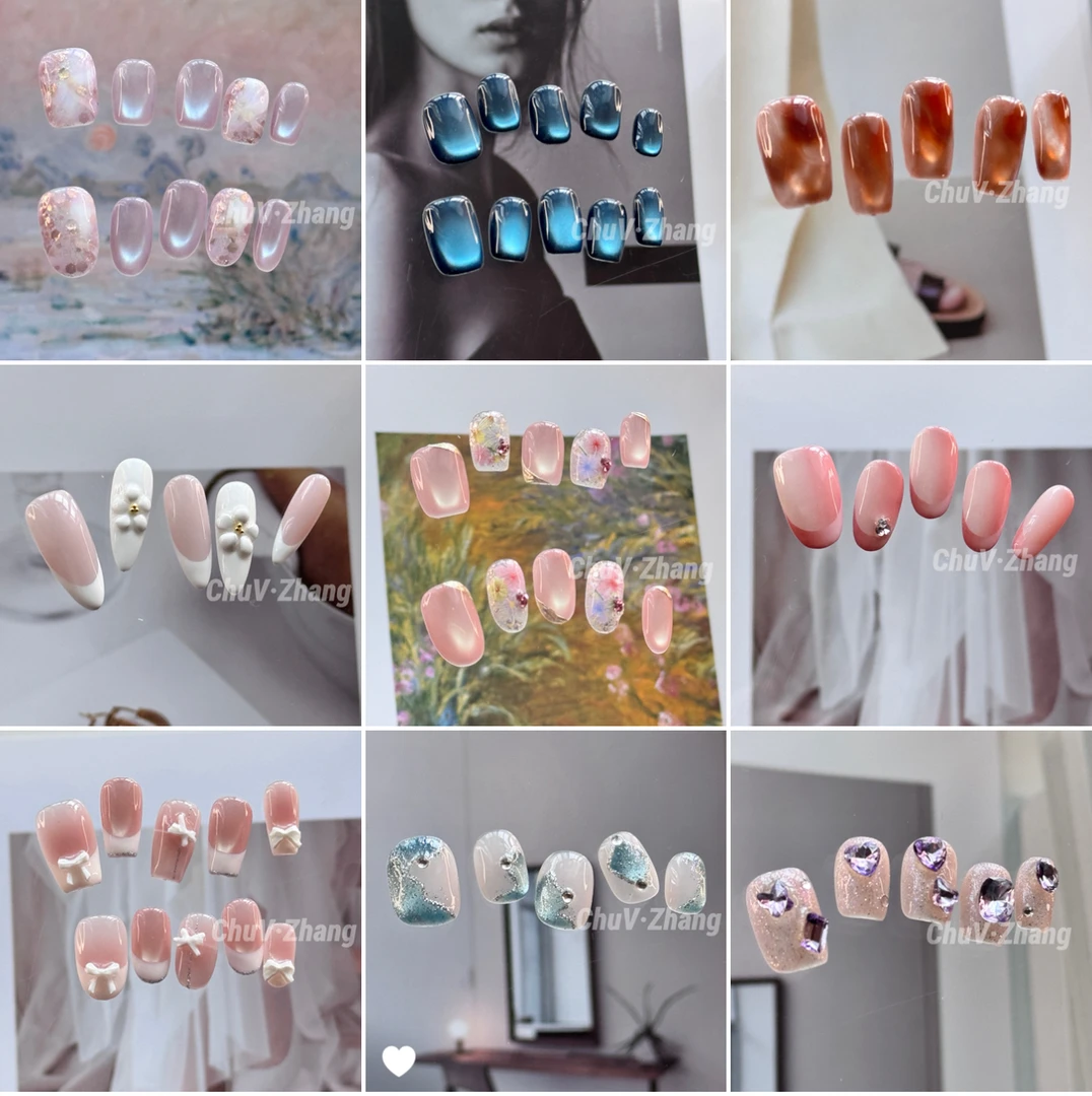 孤品过款纯手工穿戴甲（备注数字➕尺码）