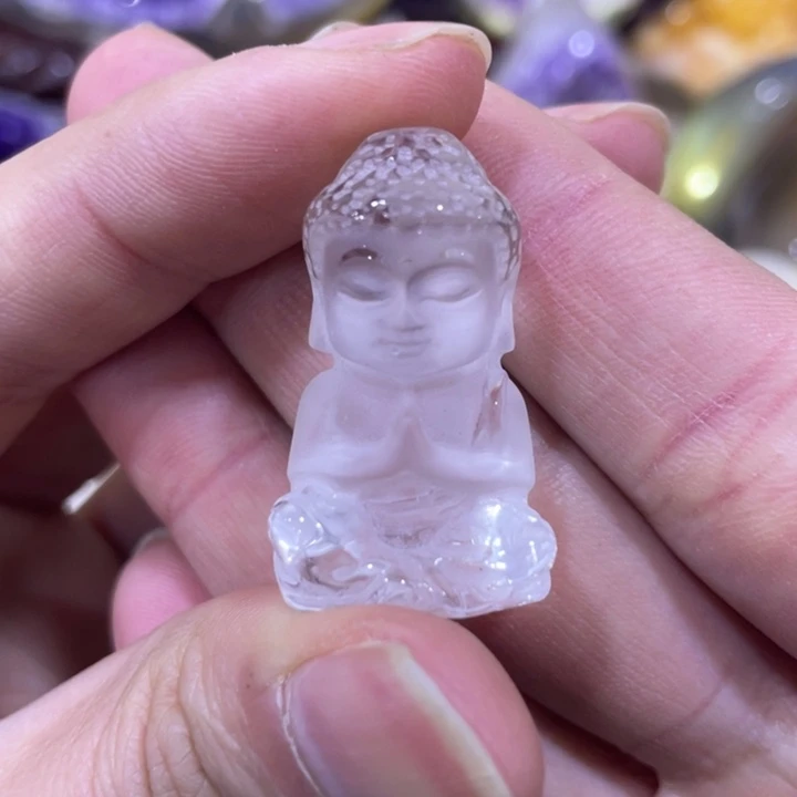 紫晶水晶摆件未镶嵌