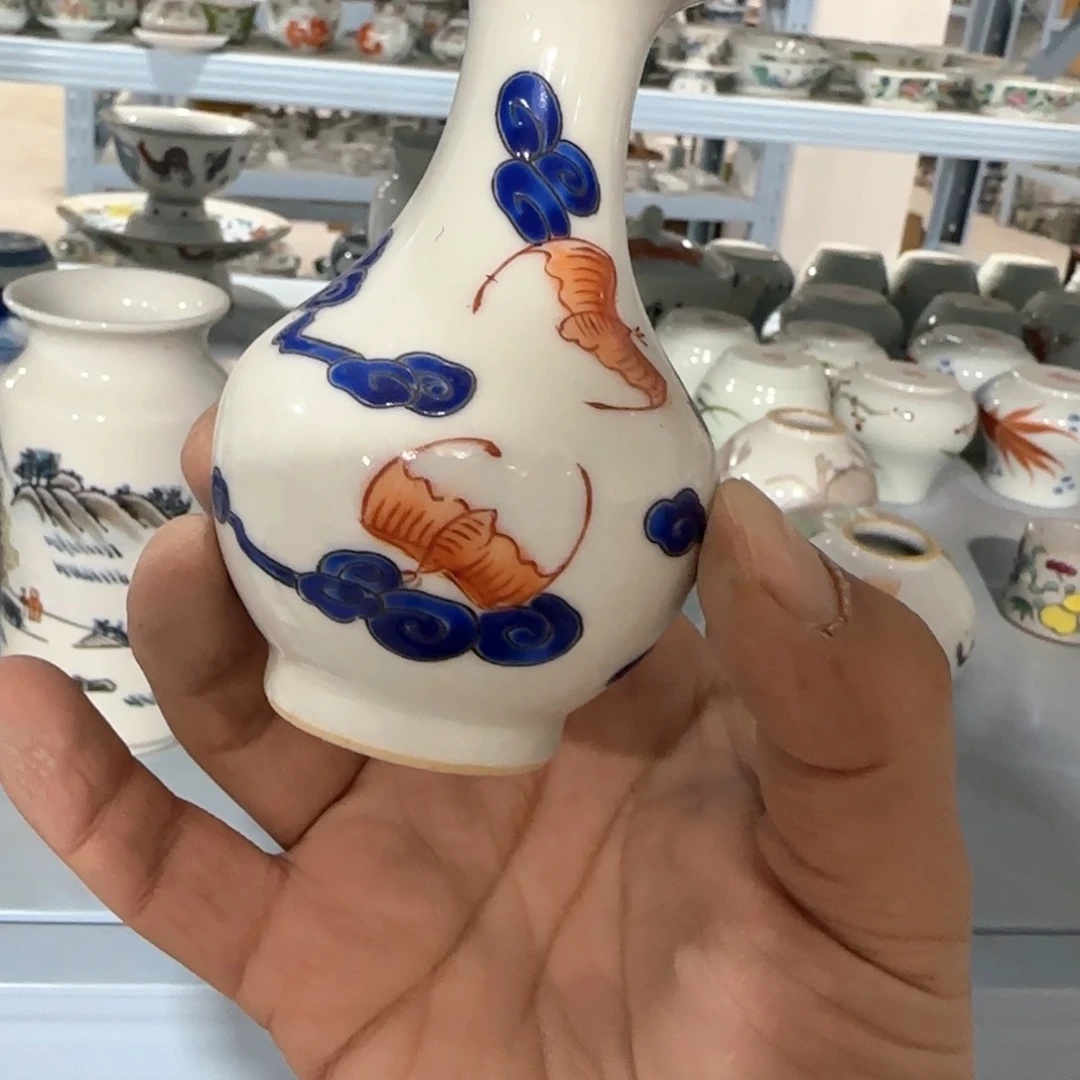 瓷片摆件手绘瓷器全部处理了吧