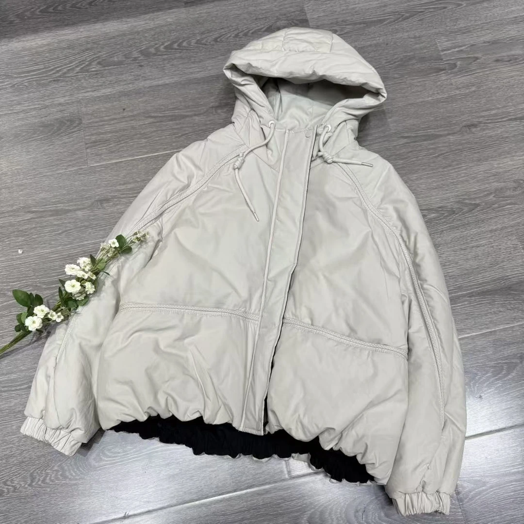 81172新款加绒加厚冬季休闲百搭显瘦遮肉气质棉服