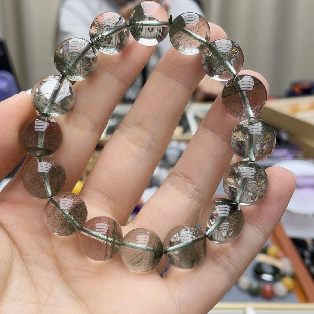 水晶手链未镶嵌k****我绿幽灵