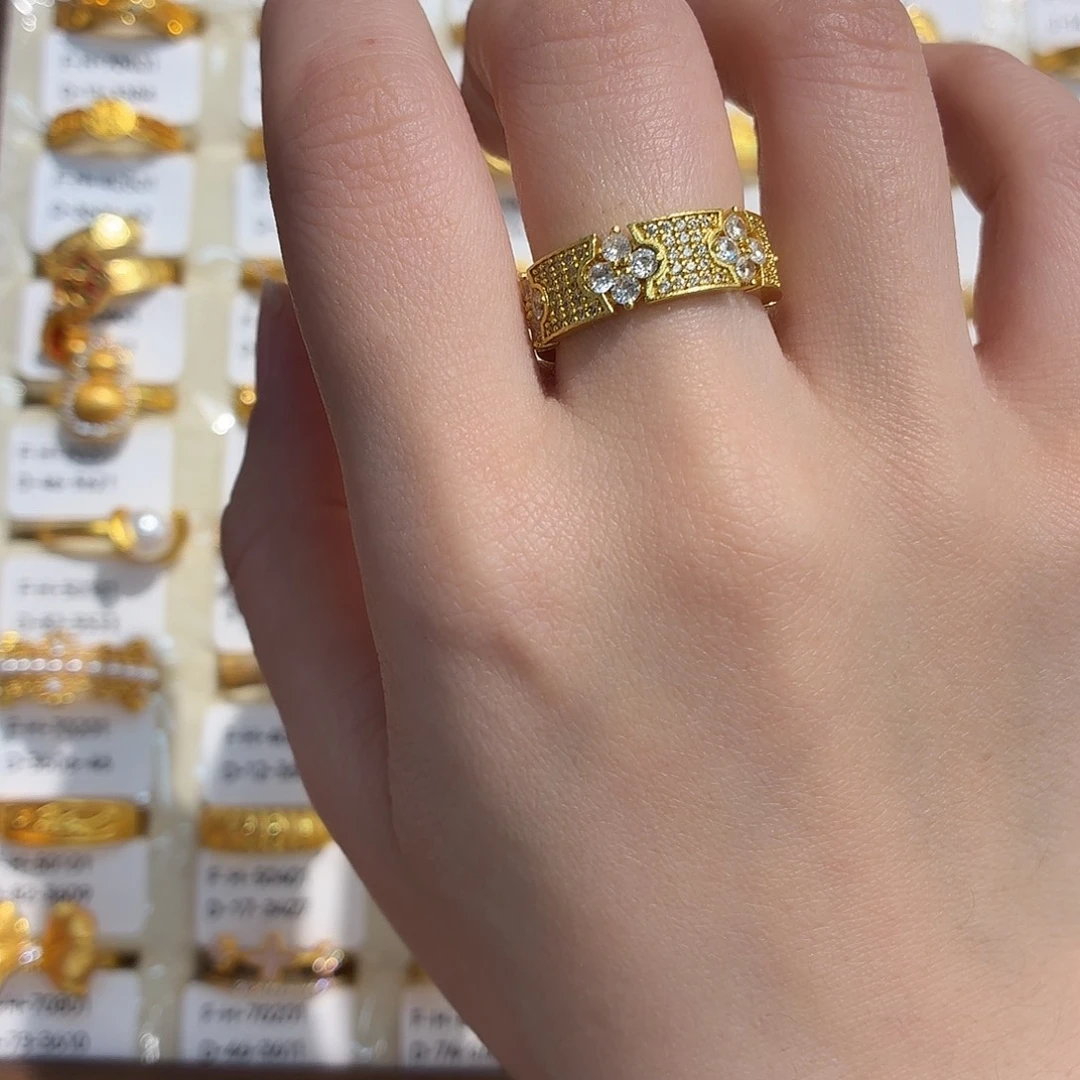 铜合金3614强保色发 1 个壹笔壹戒指