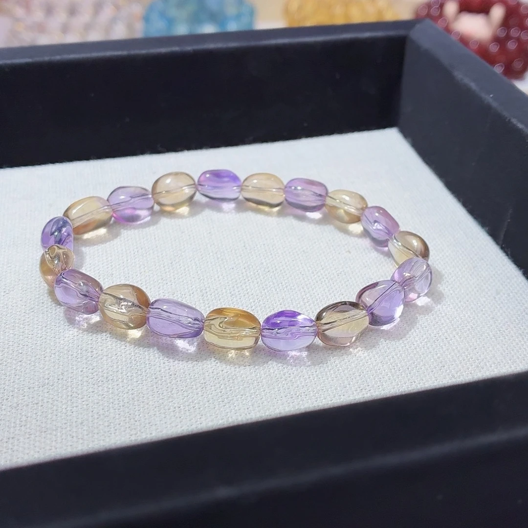 ****米水晶未镶嵌手串天然水晶15.3-16