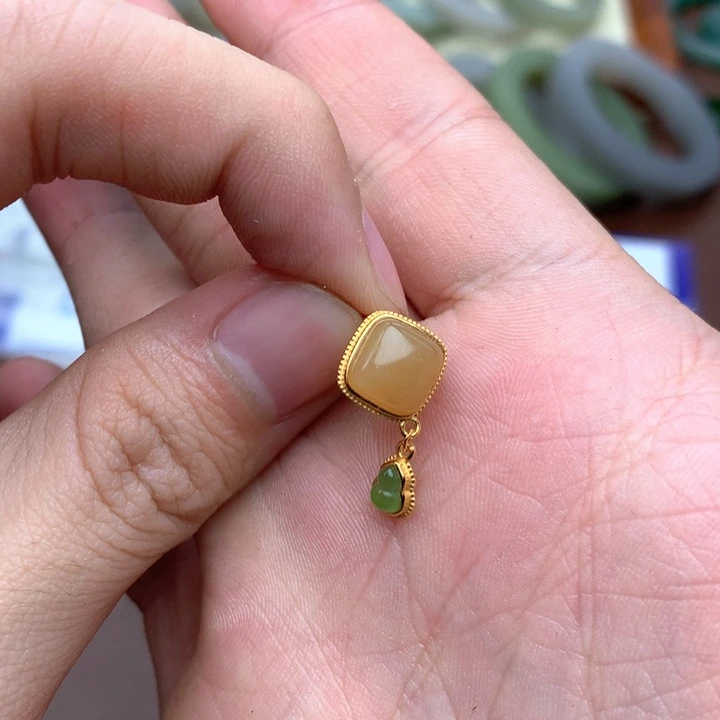 和田玉珠宝半成品未镶嵌南****）