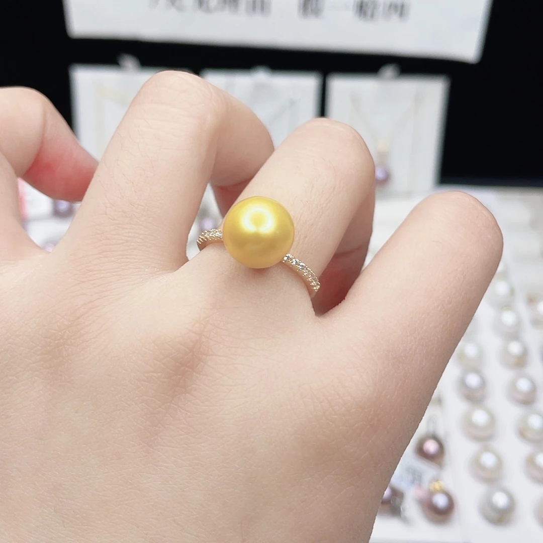 合金淡水珍珠吊坠(赠链)