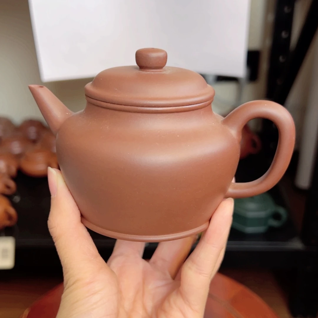 茶壶紫砂紫泥德中壶