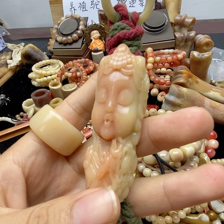 小***骨把件驼骨手持手把
