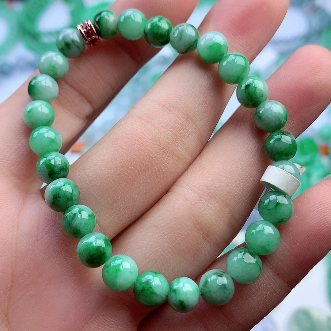 未镶嵌手链翡翠手串