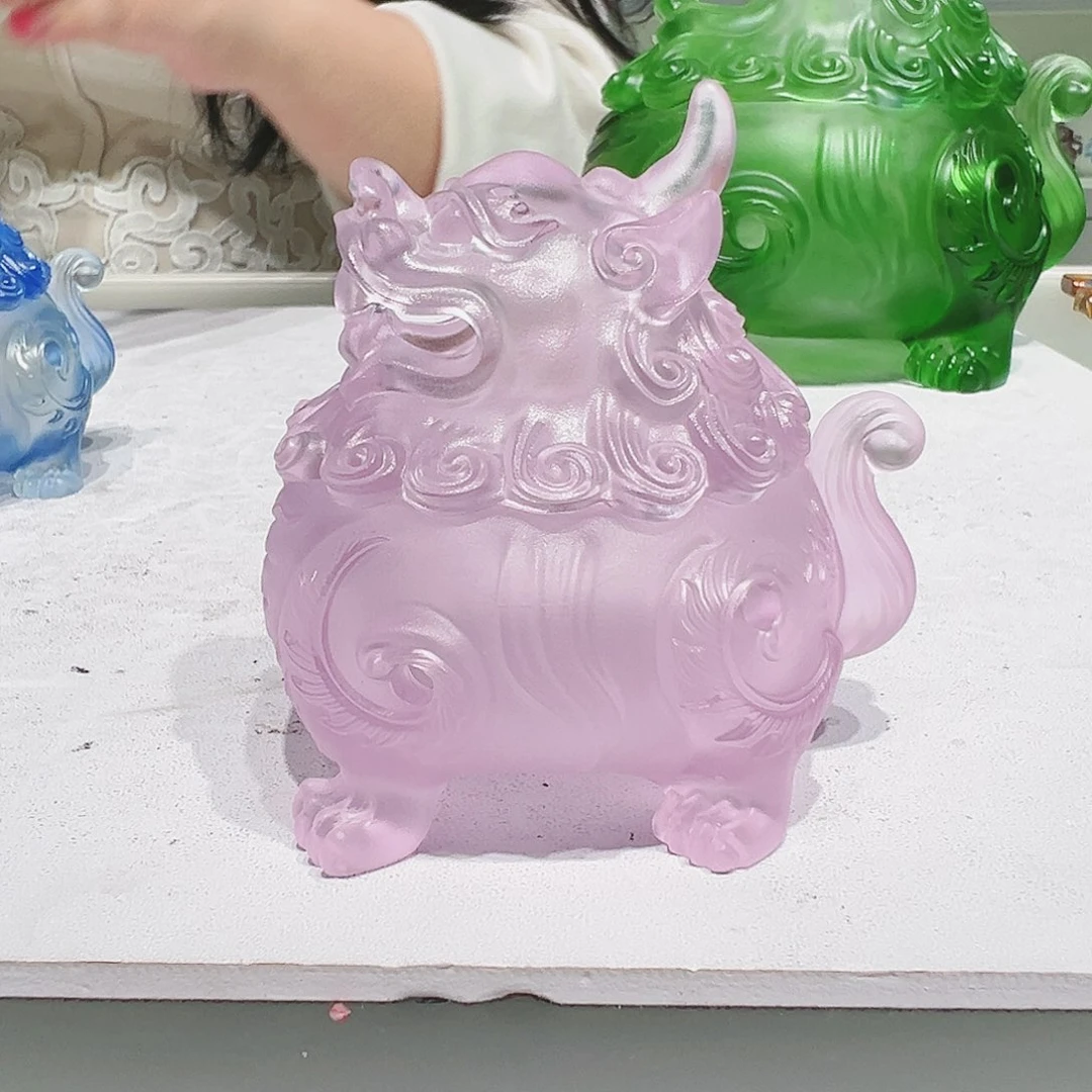 【闪购商品】手工艺品琉璃狻猊香炉小号