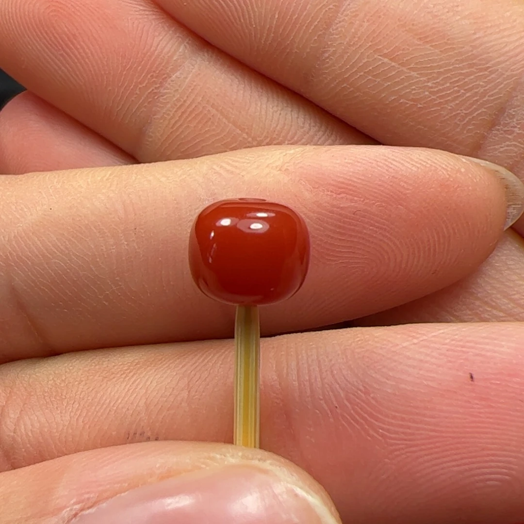 南红玛瑙珠子未镶嵌一**子