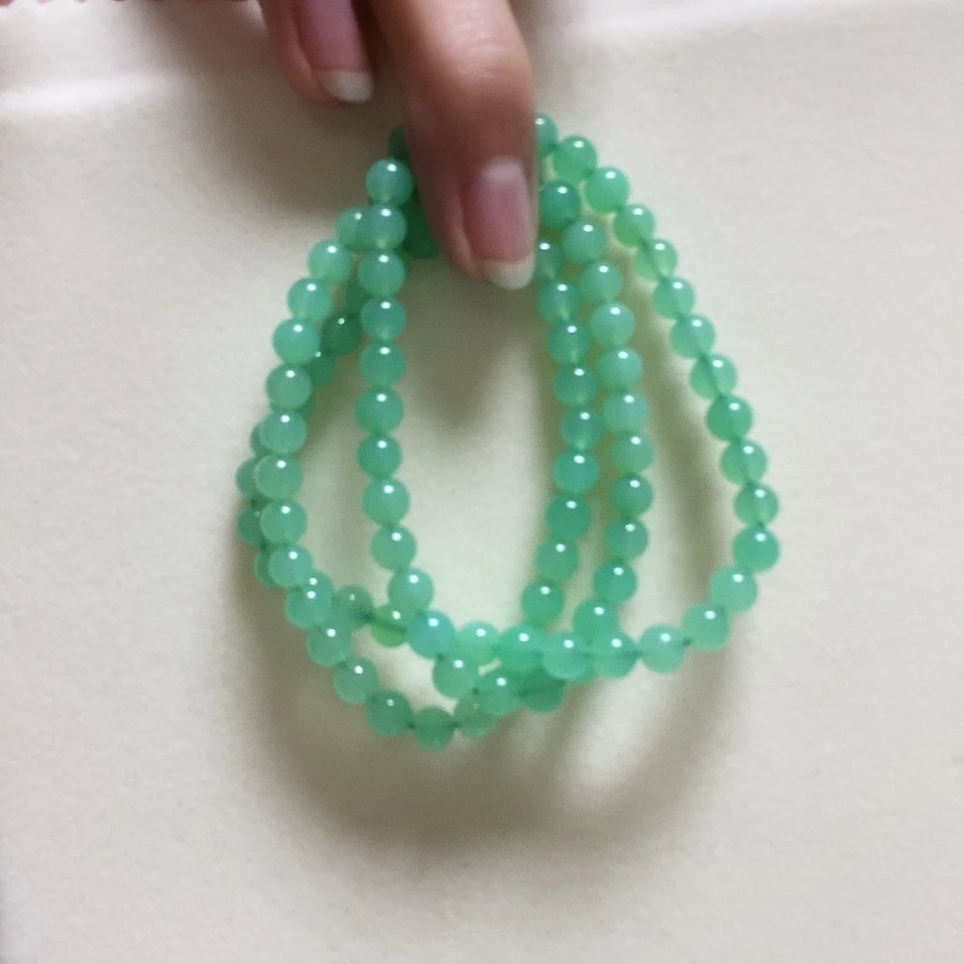 石英质玉手串未镶嵌简单