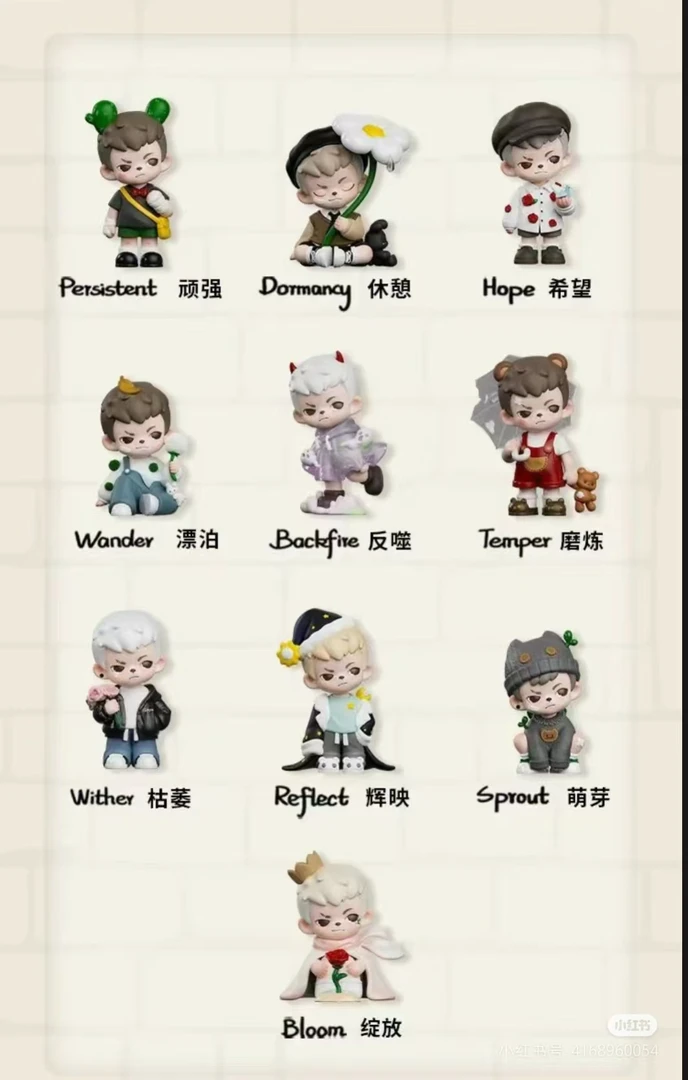 【直播拆盒隐藏端】Rayan万物生长手办盲盒