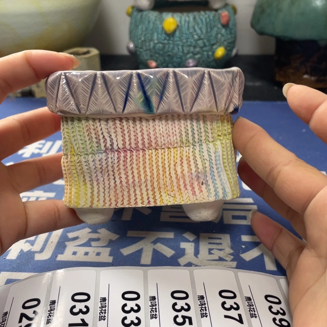 微瑕陶艺多肉花盆27