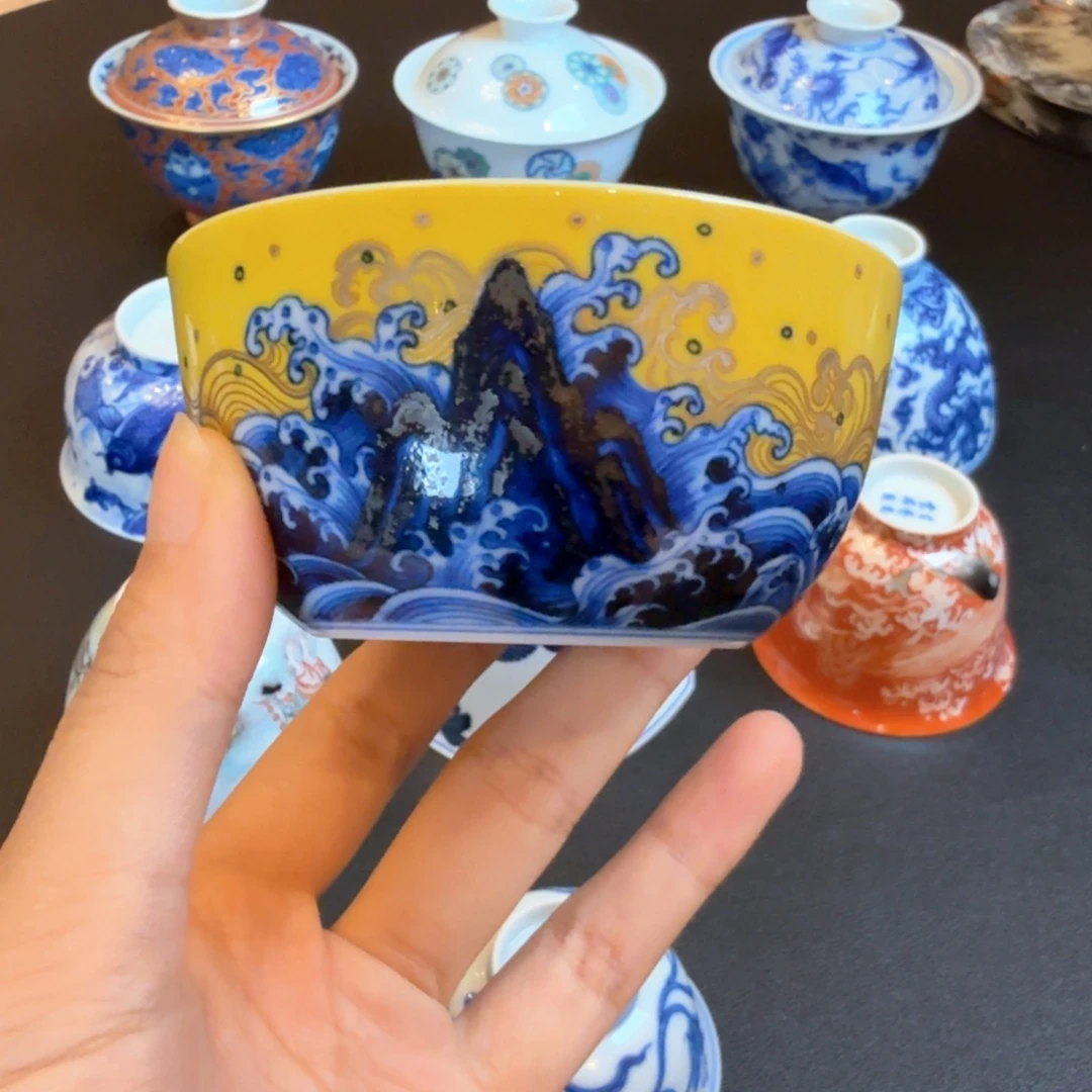 水造江崖海水缸杯