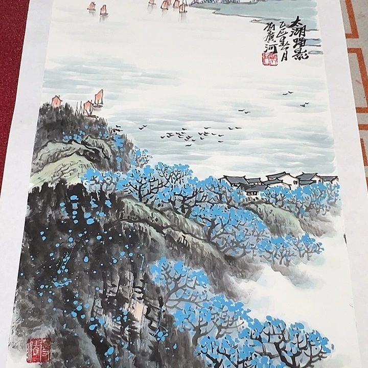 国画书画作品多次