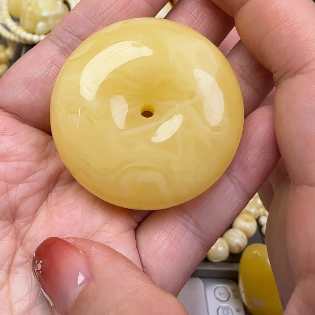 蜜蜡颈饰未镶嵌天然蜜蜡