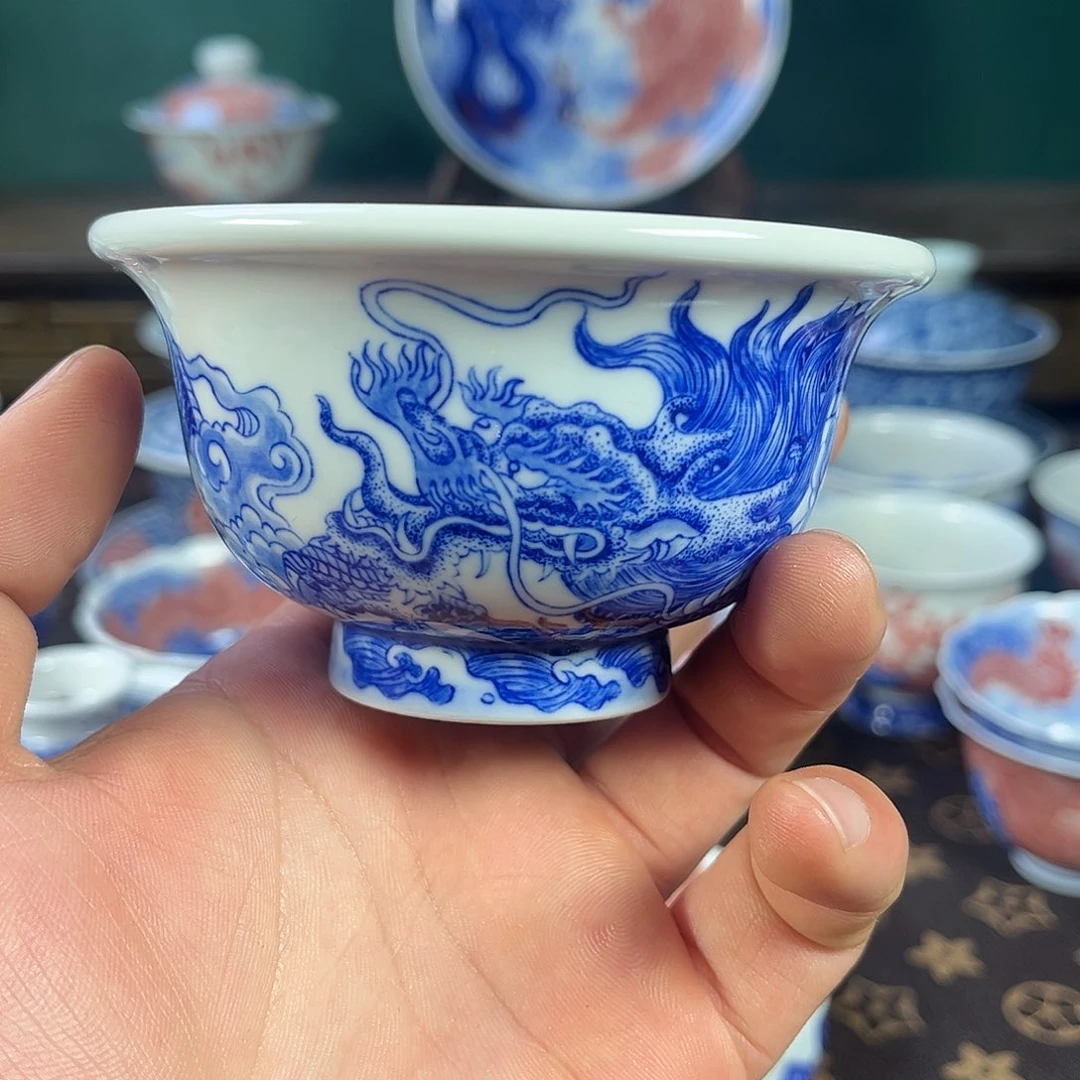 瓷片自成堂景德镇手工手绘