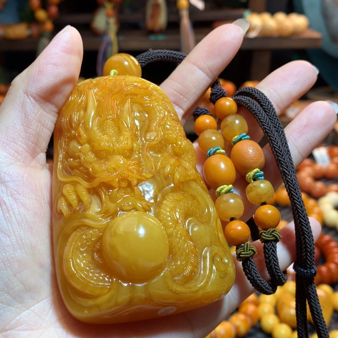 【闪购商品】蜜蜡吊坠(赠链)未镶嵌