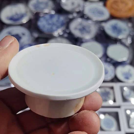 瓷片青花影青杯垫学习标本